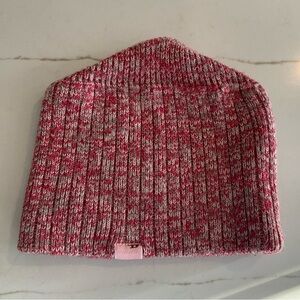 DIESEL Pink and Gray Beanie